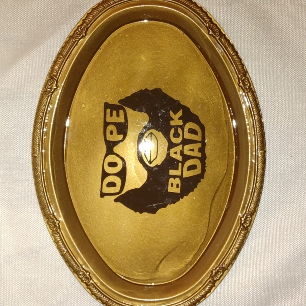 Dope Black Dad rolling tray